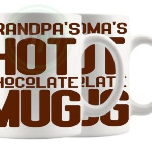 Grandma’s and Grandpa’s Hot Chocolate Mug Twin Pack