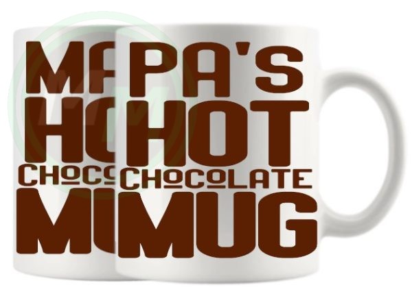 Pa's and Ma's Hot Chocolate Mug Set