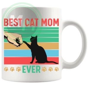 best cat mom ever mug