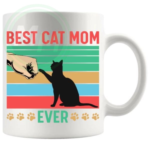 best cat mom ever mug