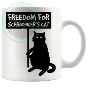 freedom for schrodingers cat mug