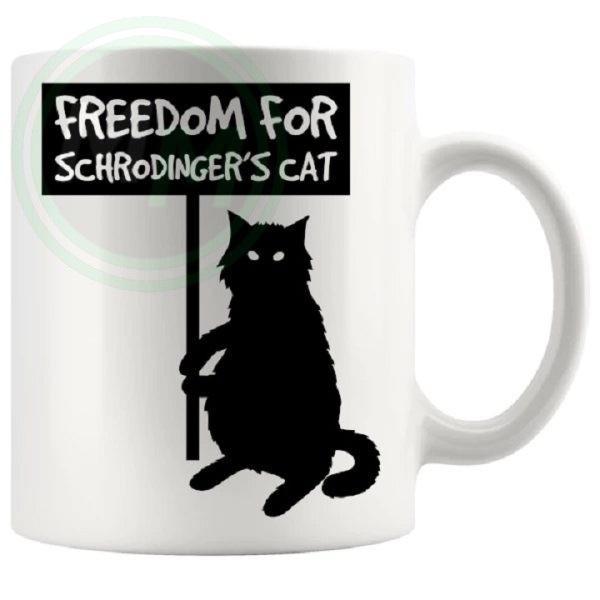 freedom for schrodingers cat mug