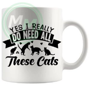 yes i really do need all these cats mug