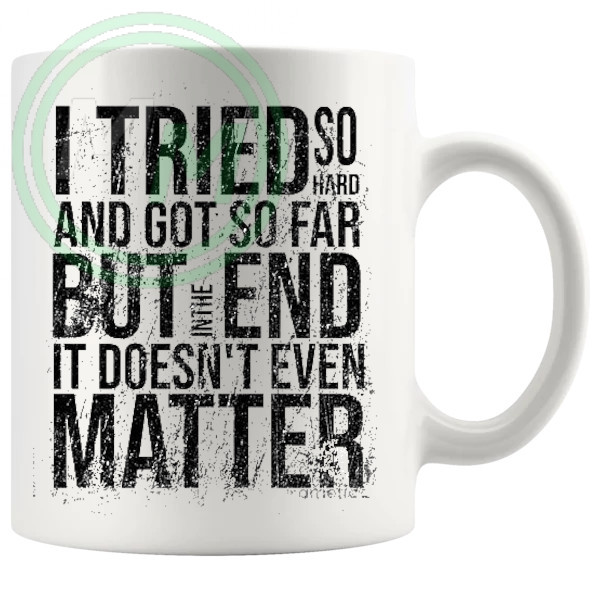 In The End Lyrics Mug