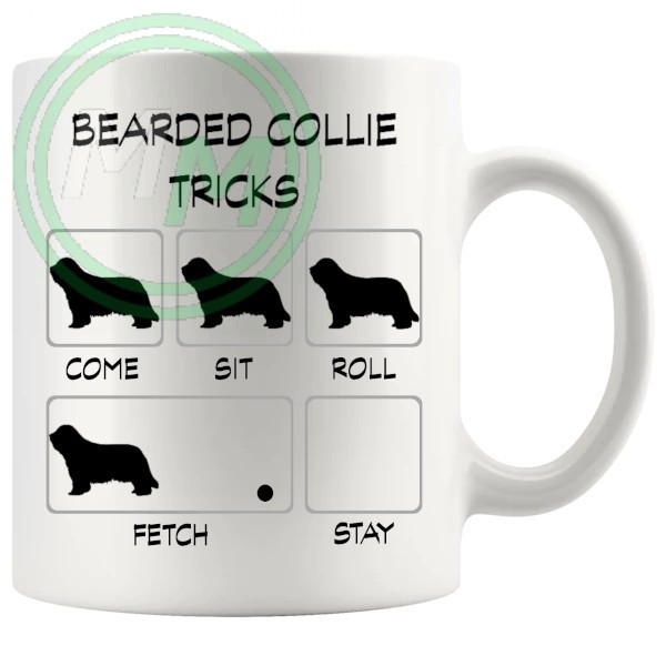 Bearded Collie Tricks Mug