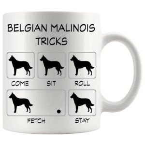 Belgian Malinois Tricks Mug Gifts For Doggy Moms And Dads