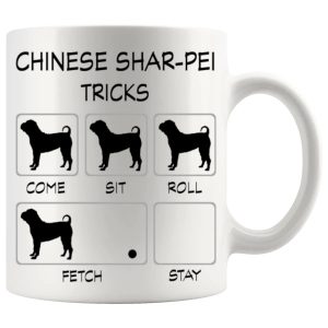 Chinese Shar Pei Tricks Mug Gifts For Doggy Moms And Dads