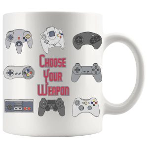Choose Your Weapon Gaming Controller Inspired Mug