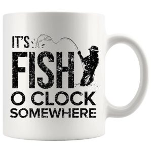 Its Fish O'clock Somewhere Mug