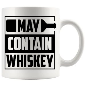 May Contain Whisky Mug ceramic mug funny whisky gift