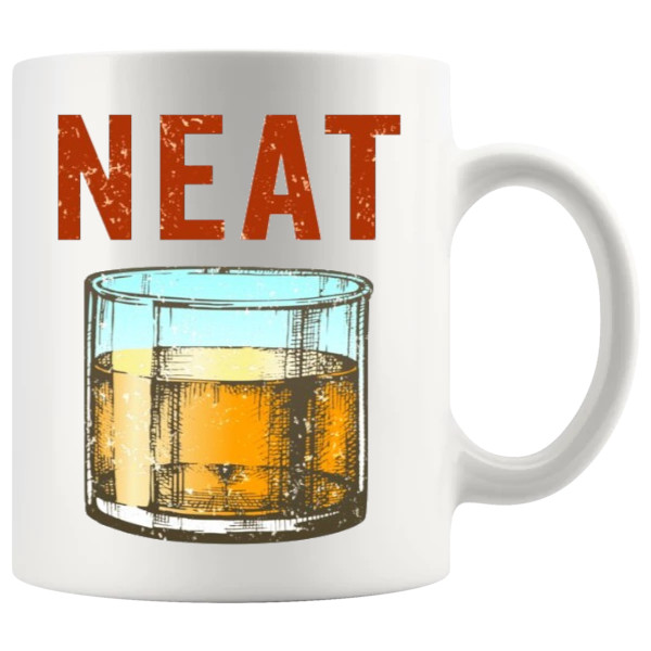 Neat Mug ceramic mug funny whisky gift