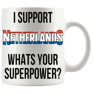 I Support Netherlands Mug Football Rugby Cricket Olympics Gifts