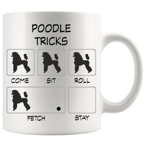 Poodle Tricks Mug Gifts For Doggy Moms And Dads