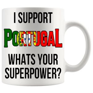 I Support Portugal Mug Sporting Football Rugby Cricket Olympics Gifts