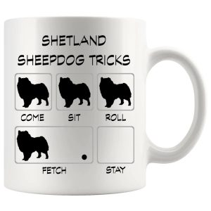 Shetland Sheepdog Tricks Mug Gifts For Doggy Moms And Dads