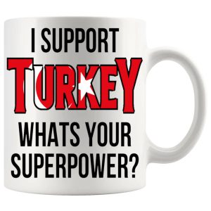I Support Turkey Euro 2020 Mug