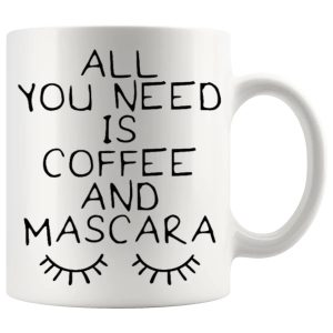 All You Need Is Coffee funny ceramic coffee mug gift