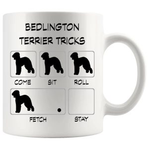 Bedlington Terrier Tricks Mug Gifts For Doggy Moms And Dads