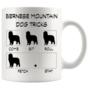 Bernese Mountain Dog Tricks Mug Gifts For Doggy Moms And Dads