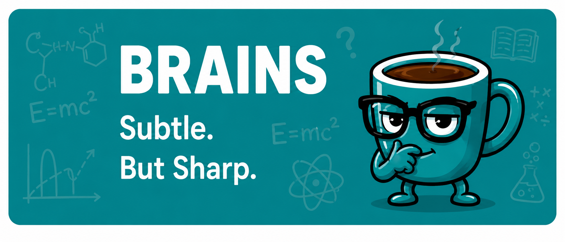 Brains MuggerMe character banner