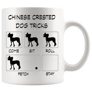 Chinese Crested Dog Tricks Mug Gifts For Doggy Moms And Dads