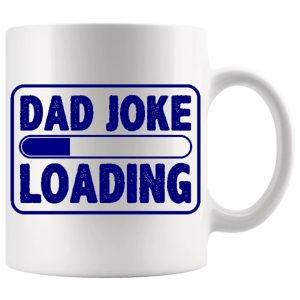 Dad Joke Loading Mug In Blue