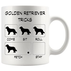 Golden Retriever Tricks Mug Gifts For Doggy Moms And Dads
