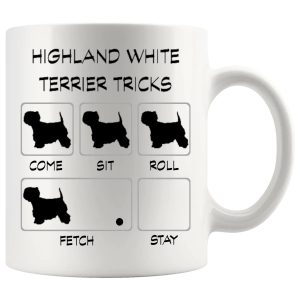 Highland White Terrier Tricks Mug Gifts For Doggy Moms And Dads