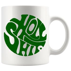 Holy Shit Mug in Green – Funny Rude Gift