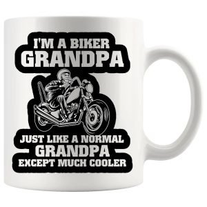 I'm A Biker Grandpa Mug