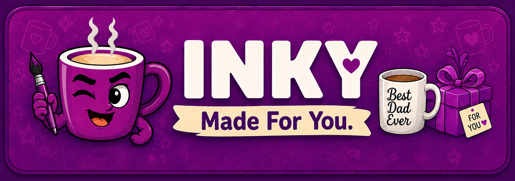 Inky MuggerMe character banner