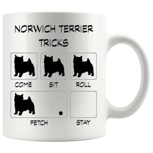 Norwich Terrier Tricks Mug Gifts For Doggy Moms And Dads