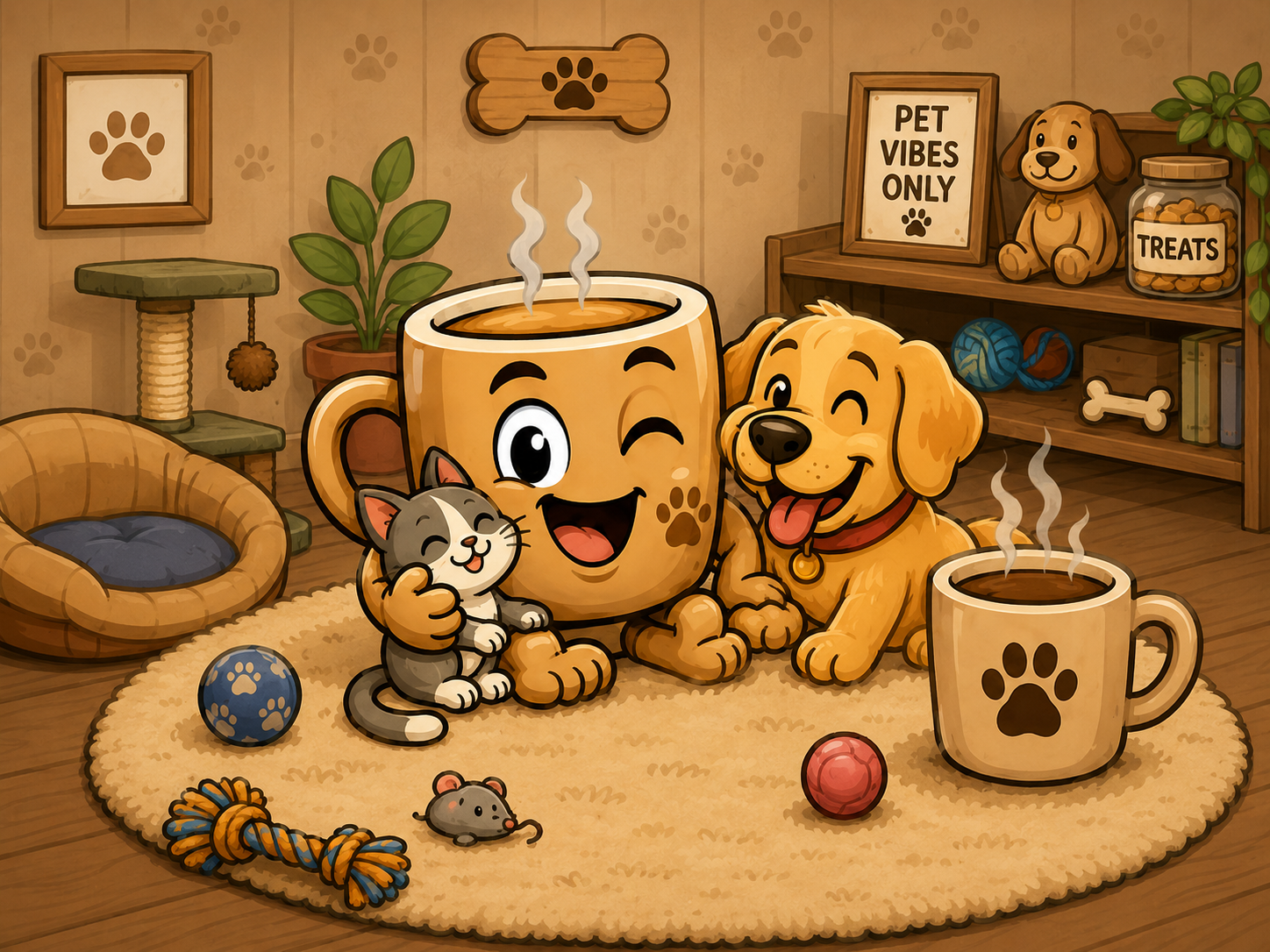 Paws pet scene