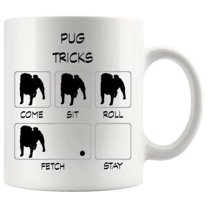 Pug Tricks Mug Gifts For Doggy Moms And Dads