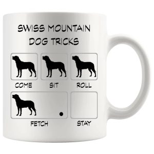 Swiss Mountain Dog Tricks Mug Gifts For Doggy Moms And Dads