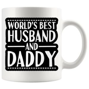 World's Best Husband And Daddy Mug ceramic family gift