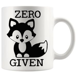 Zero Fox Given Mug – Funny Rude Gift