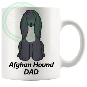 Afghan Hound Mom and Dad Mugs, Dad