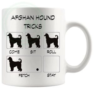 Afghan Hound Tricks Mug Gifts For Doggy Moms And Dads