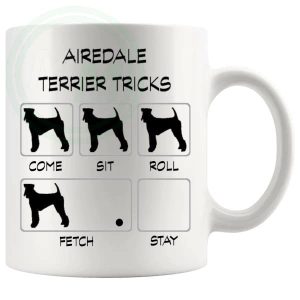 Airedale Terrier Tricks Mug Gifts For Doggy Moms And Dads