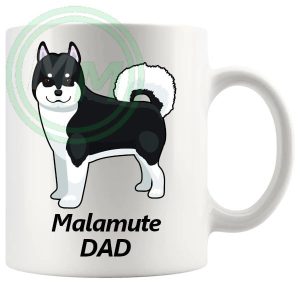 Alaskan Malamute Mom and Dad Mugs, Dad