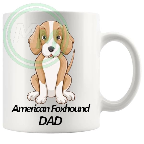 American Foxhound Mom and Dad Mugs Mom B0CJ7W5ZZM 2