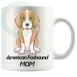 American Foxhound Mom and Dad Mugs, Mom