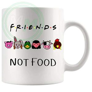 Animals Are Friends Not Food Mug Style 4