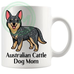 Australian Cattle Dog Mom and Dad Mugs, Mom