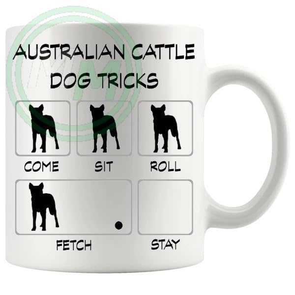 Australian Cattle Dog Tricks Novelty Gifts Mug B0CJ7W4VWZ