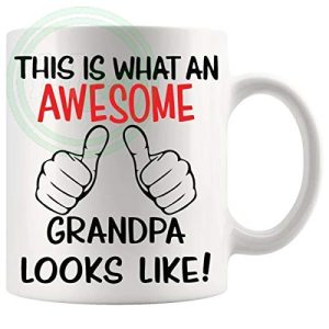 Awesome Grandpa Mug Red