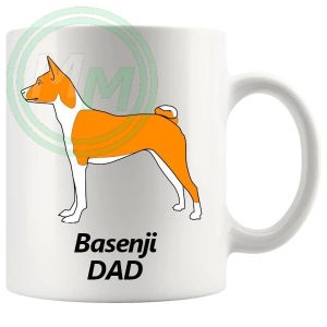Basenji Mom and Dad Mugs, Dad