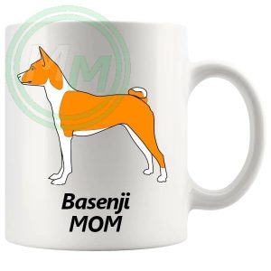 Basenji Mom and Dad Mugs, Mom
