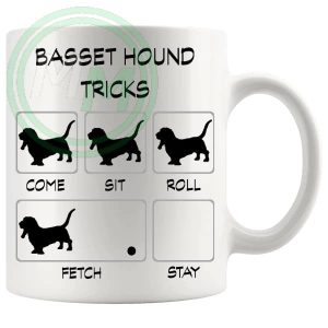 Basset Hound Tricks Mug